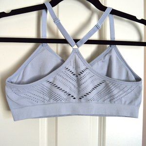 Ryka Women's Crochet Back Sports Bra - Gray - M
